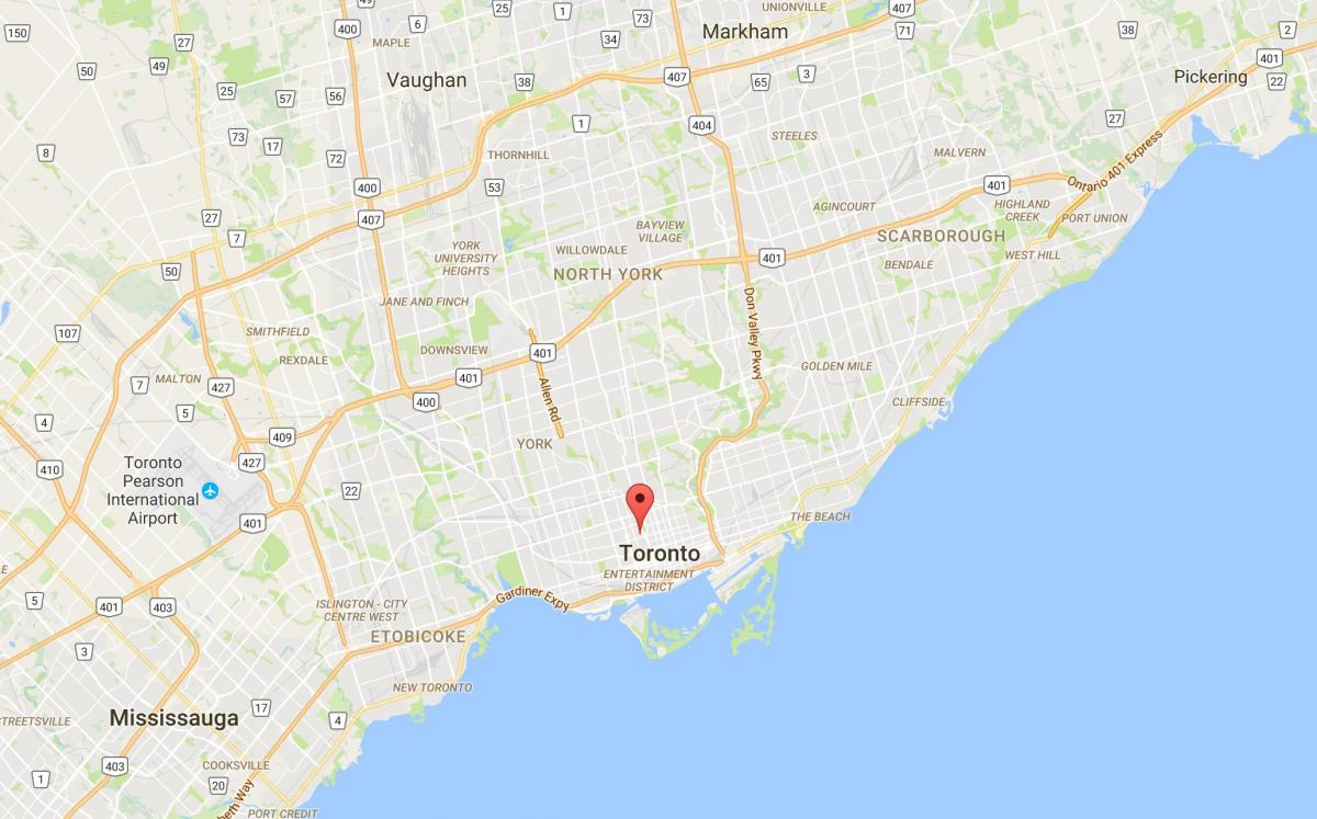 Mapa Aurkikuntza Barrutia auzoan Toronto