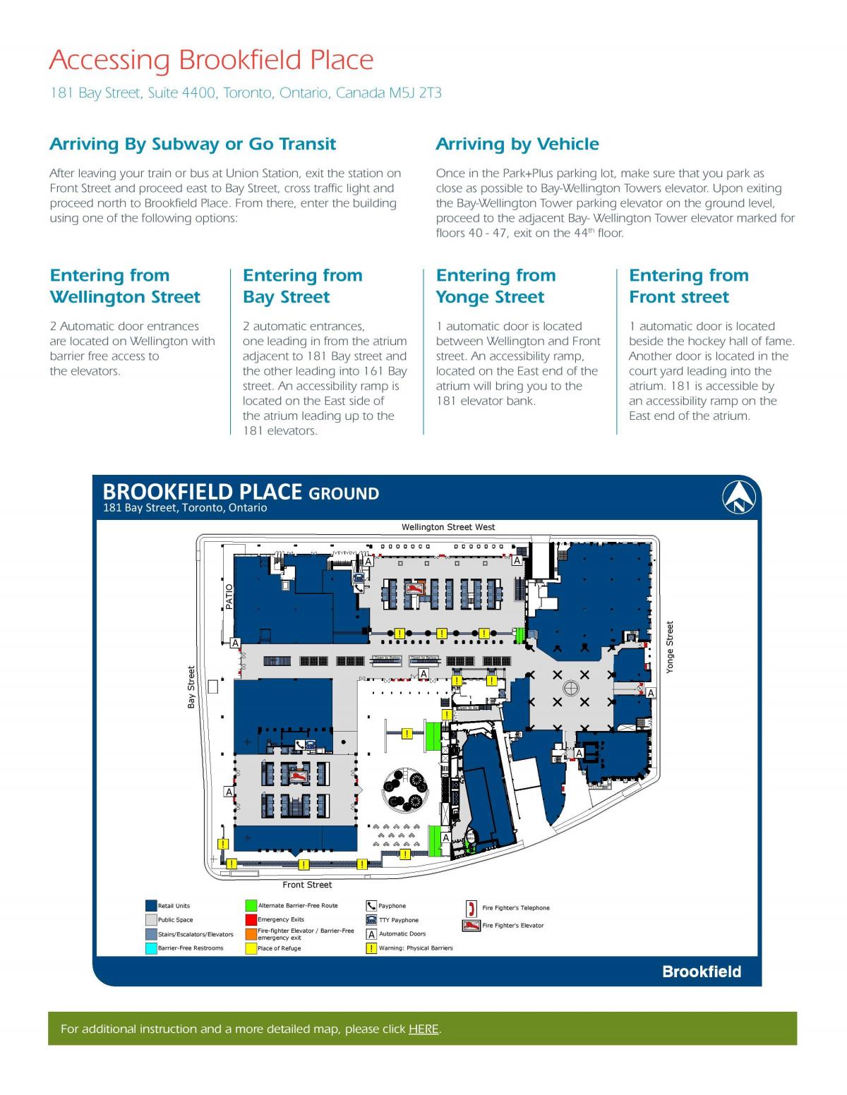 Mapa Brookfield Leku Toronto