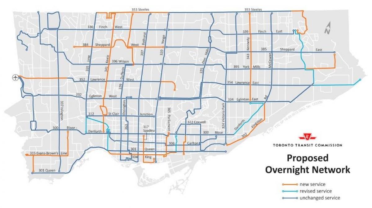 Mapa HAR gau sare Toronto