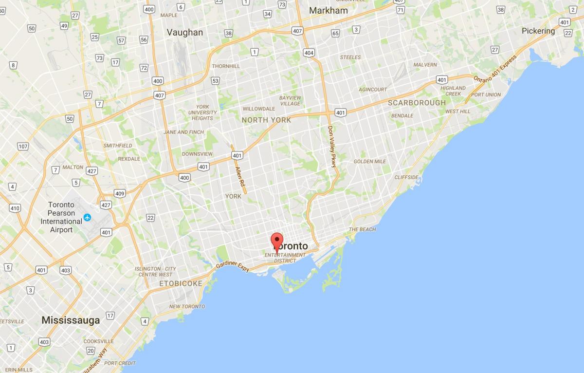 Mapa Moda Barrutia auzoan Toronto