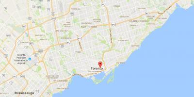 Mapa Zaharra auzoan Toronto