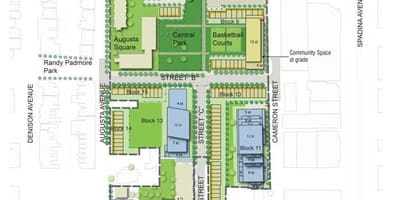 Mapa Alexandra parkea biziberritzeko Toronto