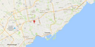 Mapa Amesbury auzoan Toronto