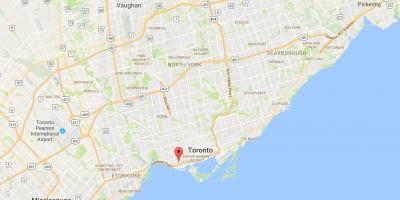 Mapa Askatasuna Herri auzoan Toronto