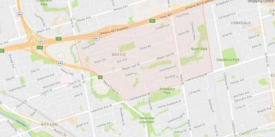 Mapa Astigarrak Leafneighbourhood Toronto