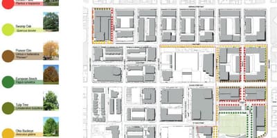 Mapa Biziberritzeko plan Regent Parke Toronto fasea 3