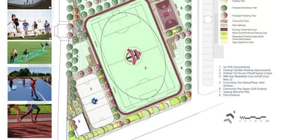 Mapa Biziberritzeko plan Regent Parke Toronto fase 3b