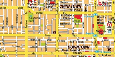 Mapa Chinatown Ontario