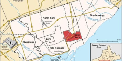 Mapa Ekialdean York