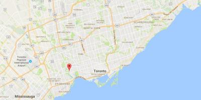 Mapa Errota Zaharra auzoan Toronto