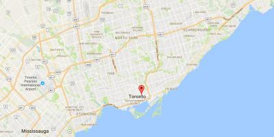 Mapa Goroldioa Parke auzoan Toronto