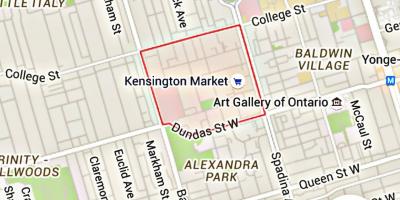 Mapa Kensington Merkatuan