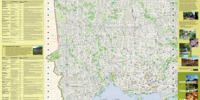 Mapa lorategiak Toronto west
