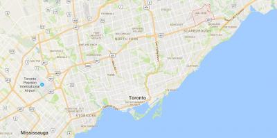 Mapa Malvern auzoan Toronto