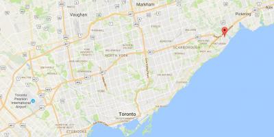 Mapa West Rouge auzoan Toronto