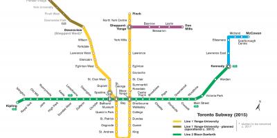 Mapa metroa Toronto