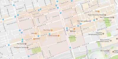 Mapa Moda Barrutia auzoa Toronto
