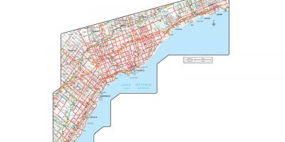Mapa ofiziala Errepide Ontario