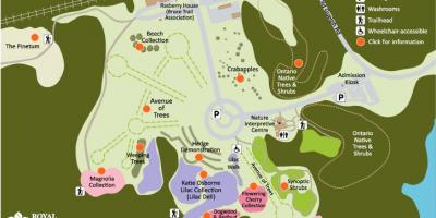 Mapa RBG Arboretum
