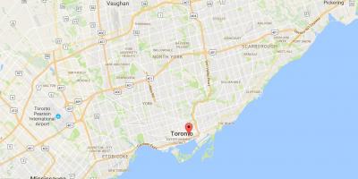 Mapa San Lorentzo auzoan Toronto