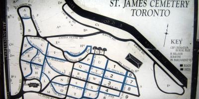 Mapa St James hilerria