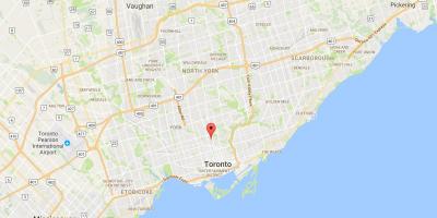Mapa Summerhill auzoan Toronto