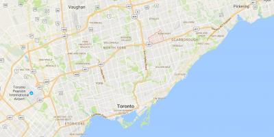 Mapa Tam O'Shanter – Sullivandistrict Toronto