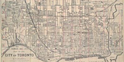 Mapa Toronto 1902