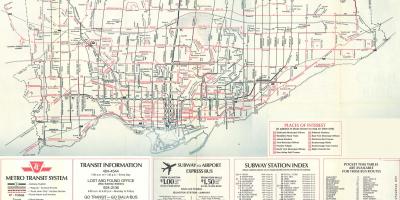 Mapa Toronto 1976