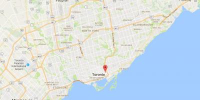 Mapa Trefann Auzitegi barrutia Toronto