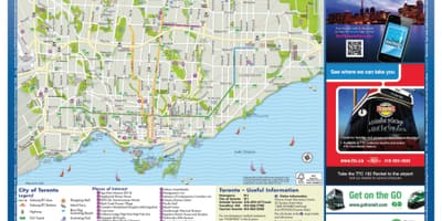 Mapa turismo-Toronto