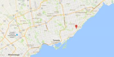 Mapa Urki Amildegi Altuerak auzoan Toronto