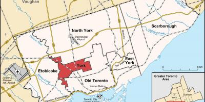 Mapa York-Toronto